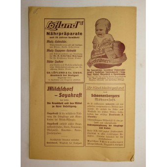 Monthly issue of NSDAP. January 1941 Nationalsozialistischer Volksdienst. Espenlaub militaria